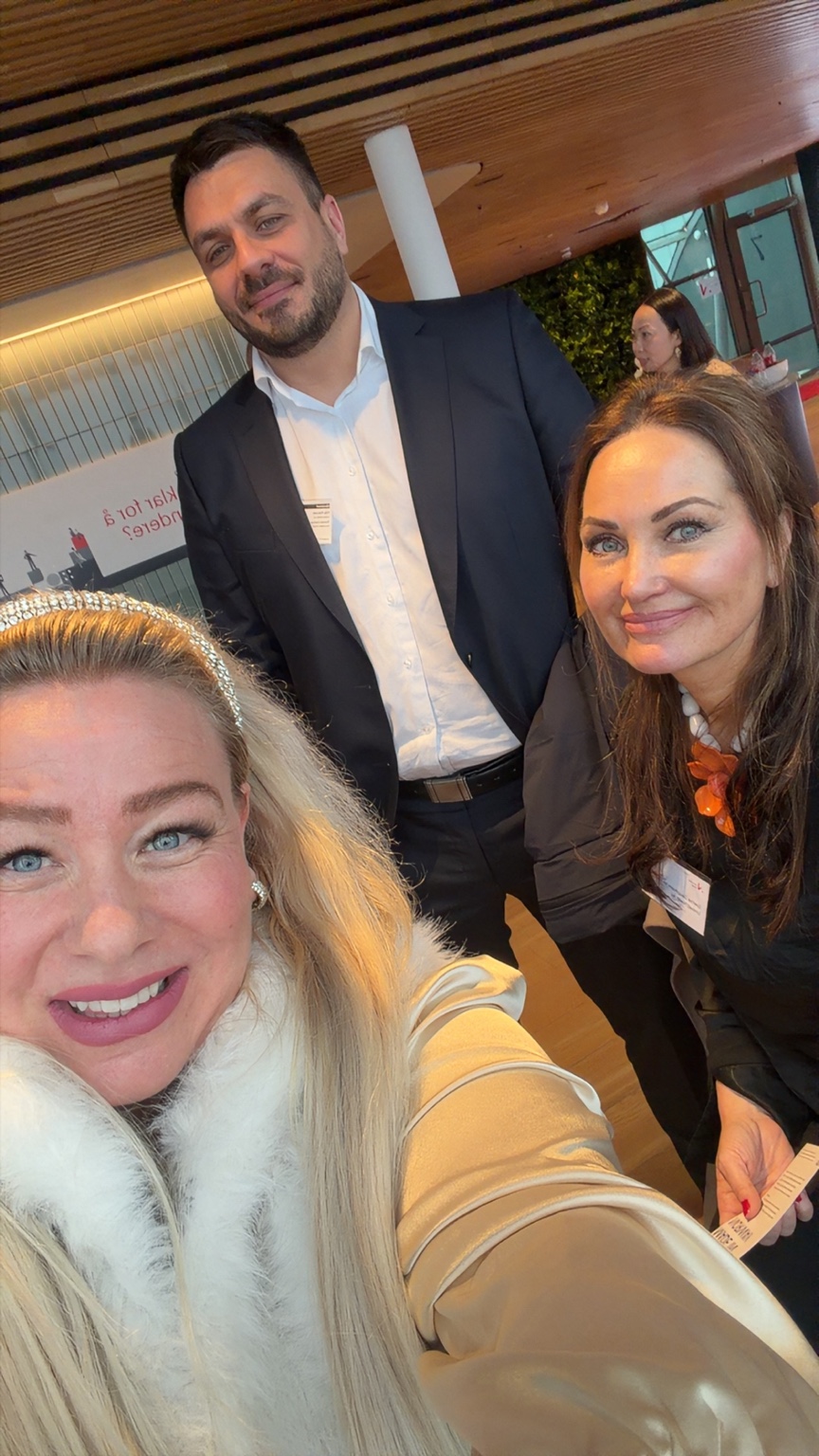 Sarah, Filip og Grethe sammen
